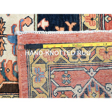 Load image into Gallery viewer, 9&#39;1&quot;x12&#39; Indian Red, Denser Weave Afghan Peshawar Serapi Heriz Design With Large Center Medallion, Vegetable Dyes, Soft and Shiny Wool, Hand Knotted, Oriental Rug FWR521682