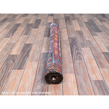 Load image into Gallery viewer, 3&#39;6&quot;x4&#39;10&quot; Atrium White, Denser Weave And Vegetable Dyes, Turkish Knot Hand Knotted All Over Small Birds Figurines, Shiny Wool, Oriental Rug FWR521946