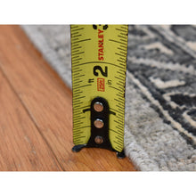 Load image into Gallery viewer, 6&#39;2&quot;x9&#39;2&quot; Medium Gray, Pure Wool, Hand Knotted, Peshawar With Karajeh Design, Oriental Rug FWR522006