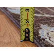 Load image into Gallery viewer, 8&#39;1&quot;x10&#39; Bistre Brown, Ikat Tribal And Geometric Design, Pure Wool, Hand Knotted, Oriental Rug FWR522042