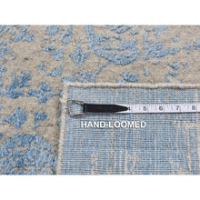 Load image into Gallery viewer, 5&#39;10&quot;x8&#39;9&quot; Ruddy Blue, Hand Loomed, Broken Pomegranate Design, Tone On Tone, Oriental Rug FWR522114