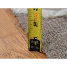 Load image into Gallery viewer, 7&#39;10&quot;x9&#39;9&quot; Coffee Brown, Moroccan Crisscross Design, Pure Wool, Hand Knotted, Flat Weave And Pile Combination, Oriental Rug FWR522156