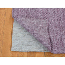 Load image into Gallery viewer, 8&#39;x10&#39; Liserian Purple, Hand Loomed, Pure Wool, Tone on Tone, Oriental Rug FWR522186