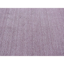 Load image into Gallery viewer, 8&#39;x10&#39; Liserian Purple, Hand Loomed, Pure Wool, Tone on Tone, Oriental Rug FWR522186
