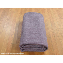 Load image into Gallery viewer, 8&#39;x10&#39; Liserian Purple, Hand Loomed, Pure Wool, Tone on Tone, Oriental Rug FWR522186