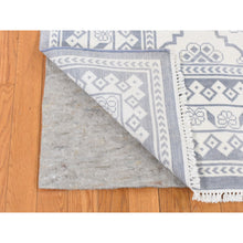 Load image into Gallery viewer, 8&#39;1&quot;x10&#39;2&quot; Ivory, Agra Mughal Dynasty Design, Cotton, Hand Knotted, Oriental Rug FWR522246