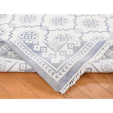 Load image into Gallery viewer, 8&#39;1&quot;x10&#39;2&quot; Ivory, Agra Mughal Dynasty Design, Cotton, Hand Knotted, Oriental Rug FWR522246