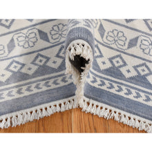 Load image into Gallery viewer, 8&#39;1&quot;x10&#39;2&quot; Ivory, Agra Mughal Dynasty Design, Cotton, Hand Knotted, Oriental Rug FWR522246