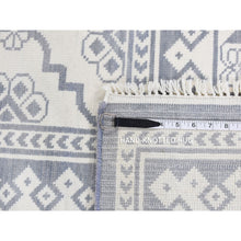 Load image into Gallery viewer, 8&#39;1&quot;x10&#39;2&quot; Ivory, Agra Mughal Dynasty Design, Cotton, Hand Knotted, Oriental Rug FWR522246