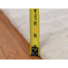 Load image into Gallery viewer, 8&#39;3&quot;x9&#39;9&quot; Cream Color, Persian, Wool, Hand Made, Lori Buft Gabbeh Patchwork Design, Oriental Rug FWR522264