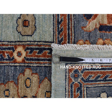 Load image into Gallery viewer, 8&#39;2&#39;&#39;x10&#39; Sage Gray, Peshawar With Antiqued Sultanabad Large Flower Design, Hand Knotted, Soft Wool, Wide Border, Oriental Rug FWR522318