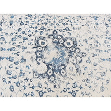 Load image into Gallery viewer, 9&#39;x12&#39;1&quot; Ivory, Modern Broken Design Kashan, Wool And Silk, Hand Knotted, Oriental Rug FWR522372