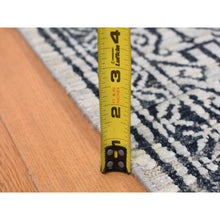 Load image into Gallery viewer, 9&#39;x12&#39;3&quot; Vista White, Hand Knotted, Tone On Tone, Pure Silk And Textured Pile, Small Repetitive Design Within A Larger Scale Geometric Motif, Oriental Rug FWR522474