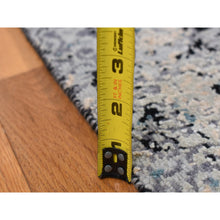Load image into Gallery viewer, 9&#39;1&quot;x12&#39;2&quot; Cloud Gray, Wool and Silk, Transitional Salt and Pepper Design, Hand Knotted, Oriental Rug FWR522690