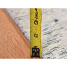 Load image into Gallery viewer, 9&#39;x11&#39;10&quot; Ivory, Silk With Textured Wool, Broken And Erased Mughal Design, Hand Knotted, Oriental Rug FWR522900