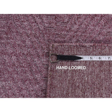 Load image into Gallery viewer, 5&#39;1&quot;x7&#39;1&quot; Wine Dregs Purple, Hand Loomed, Tone On Tone, Pure Wool, Oriental Rug FWR522960