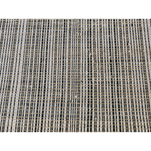 4'x5'10" British Racing Green, Modern Tone On Tone Criss Cross Design, Pure Wool, Hand Knotted, Oriental Rug FWR523284