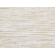 Load image into Gallery viewer, 2&#39;5&quot;x8&#39;3&quot; Ivory, Silk With Textured Wool, Tone On Tone, Striae Design, Hi-lo Pile, Hand Knotted, Runner Oriental Rug FWR523758