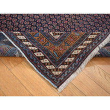 Load image into Gallery viewer, 4&#39;4&quot;x6&#39;10&quot; Yankees Blue, Antique Persian Afshar With All Over Small Repetitive Boteh Design, Mint Condition, Soft And Clean, Hand Knotted, Pure Wool, Oriental Rug FWR524424