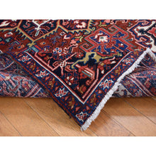 Load image into Gallery viewer, 4&#39;7&quot;x6&#39;8&quot; Barn Red, Semi Antique Persian Heriz, Mint Condition, Hand Knotted, Pure Wool, Soft And Clean, Rare Smaller Size, Oriental Rug FWR524430