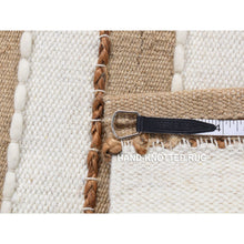 Load image into Gallery viewer, 2&#39;x3&#39; Tangelo Orange, Plain Solid Design, Hand Knotted, Sample, Strike Off, Pure Sari Silk, Mat, Oriental Rug FWR456612