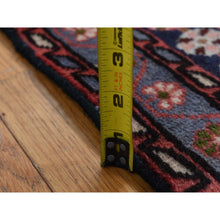 Load image into Gallery viewer, 3&#39;5&quot;x5&#39; Cardinals Red, New Persian Mazlagan With Zig Zag Open Field Geometric Design, Pure Wool, Hand Knotted, Oriental Rug FWR524592