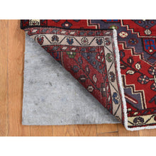 Load image into Gallery viewer, 3&#39;5&quot;x5&#39; Cardinals Red, New Bohemian Persian Malayer, Pure Wool, Tribal Design, Hand Knotted, Oriental Rug FWR524682