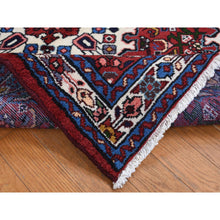Load image into Gallery viewer, 3&#39;5&quot;x5&#39;1&quot; Maroon Red, New Persian Hamadan, Pure Wool, Hand Knotted, Oriental Rug FWR524772