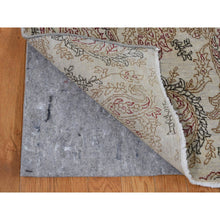 Load image into Gallery viewer, 9&#39;1&quot;x12&#39;3&quot; Agreeable Gray, Agra With Paisley Design, 100% Wool, Hand Knotted, Borderless Design, Oriental Rug FWR525114
