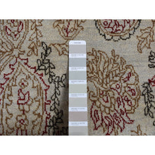 Load image into Gallery viewer, 9&#39;1&quot;x12&#39;3&quot; Agreeable Gray, Agra With Paisley Design, 100% Wool, Hand Knotted, Borderless Design, Oriental Rug FWR525114