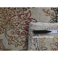 Load image into Gallery viewer, 9&#39;1&quot;x12&#39;3&quot; Agreeable Gray, Agra With Paisley Design, 100% Wool, Hand Knotted, Borderless Design, Oriental Rug FWR525114