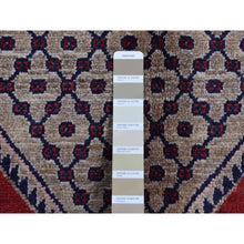 Load image into Gallery viewer, 5&#39;1&quot;x10&#39;2&quot; Mojave Desert Brown, New Persian Hamadan, Camel Hair, Pure Wool, Hand Knotted, Oriental Rug FWR525162