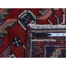 Load image into Gallery viewer, 5&#39;1&quot;x10&#39;2&quot; Mojave Desert Brown, New Persian Hamadan, Camel Hair, Pure Wool, Hand Knotted, Oriental Rug FWR525162