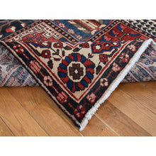 Load image into Gallery viewer, 5&#39;1&quot;x10&#39; Crimson Red, Bakhtiari Block Garden Design, Hand Knotted, Pure Wool, Oriental Rug FWR525252