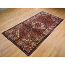 Load image into Gallery viewer, 5&#39;3&quot;x11&#39; Fire Brick Red, New Persian Bakhtiari, Pure Wool, Hand Knotted, Gallery Size Runner Oriental Rug FWR525354