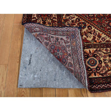 Load image into Gallery viewer, 5&#39;3&quot;x11&#39; Fire Brick Red, New Persian Bakhtiari, Pure Wool, Hand Knotted, Gallery Size Runner Oriental Rug FWR525354