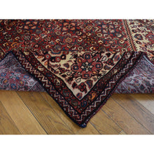 Load image into Gallery viewer, 5&#39;3&quot;x11&#39; Fire Brick Red, New Persian Bakhtiari, Pure Wool, Hand Knotted, Gallery Size Runner Oriental Rug FWR525354