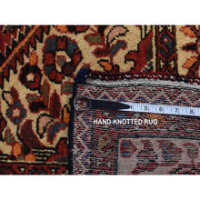 Load image into Gallery viewer, 5&#39;3&quot;x11&#39; Fire Brick Red, New Persian Bakhtiari, Pure Wool, Hand Knotted, Gallery Size Runner Oriental Rug FWR525354