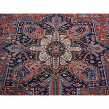Load image into Gallery viewer, 12&#39;3&quot;x16&#39;1&quot; Barn Red, Antique Persian Karajeh Heriz In Excellent Condition, 100% Wool, Hand Knotted, Even Short Pile, Clean And Soft Pile, Sides And Ends Professionally Secured, Oversized Oriental Rug FWR525366