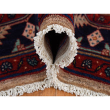 Load image into Gallery viewer, 5&#39;1&quot;x9&#39;7&quot; Fire Brick Red, New Persian With Triple Serrated Medallion Design, Camel Hair, Pure Wool, Hand Knotted, Oriental Rug FWR525450