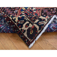 Load image into Gallery viewer, 5&#39;x6&#39;9&quot; Persian Red, Vintage Persian Bakhtiar with Diamonds Shaped Garden Design, Full Pile and Clean, Hand Knotted, Oriental Rug FWR525456