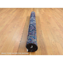 Load image into Gallery viewer, 5&#39;x6&#39;9&quot; Persian Red, Vintage Persian Bakhtiar with Diamonds Shaped Garden Design, Full Pile and Clean, Hand Knotted, Oriental Rug FWR525456