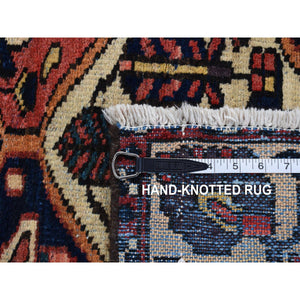 5'x6'9" Platinum Gray, White Wash Peshawar with All Over Design, Natural Dyes, Pure Wool, Hand Knotted, Oriental Rug FWR449694