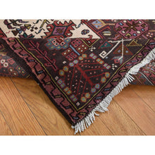 Load image into Gallery viewer, 5&#39;1&quot;x6&#39;7&quot; Ivory, Persian Karajeh, Hand Knotted, Pure Wool, Oriental Rug FWR525510