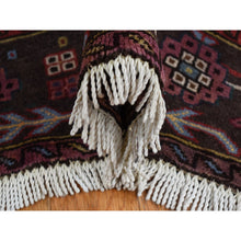 Load image into Gallery viewer, 5&#39;1&quot;x6&#39;7&quot; Ivory, Persian Karajeh, Hand Knotted, Pure Wool, Oriental Rug FWR525510