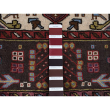 Load image into Gallery viewer, 5&#39;1&quot;x6&#39;7&quot; Ivory, Persian Karajeh, Hand Knotted, Pure Wool, Oriental Rug FWR525510
