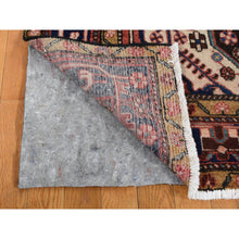 Load image into Gallery viewer, 5&#39;x10&#39;3&quot; Fire Brick Red, Vintage Persian Mosel, Geometric Medallion, Pure Wool, Hand Knotted, Wide and Long, Oriental Rug FWR525546