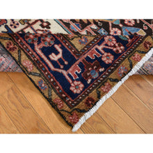 Load image into Gallery viewer, 5&#39;x10&#39;3&quot; Fire Brick Red, Vintage Persian Mosel, Geometric Medallion, Pure Wool, Hand Knotted, Wide and Long, Oriental Rug FWR525546