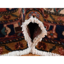 Load image into Gallery viewer, 5&#39;x10&#39;3&quot; Fire Brick Red, Vintage Persian Mosel, Geometric Medallion, Pure Wool, Hand Knotted, Wide and Long, Oriental Rug FWR525546