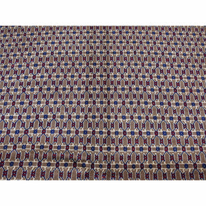 6'8"x9'1" Khaki Brown, New Persian Serab, Trellis All Over Design, Camel Hair, Pure Wool, Hand Knotted, Oriental Rug FWR525570